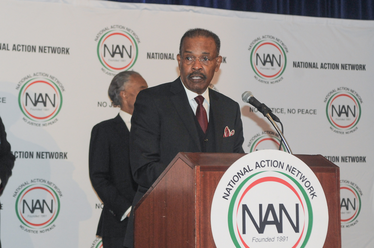 WASHINGTON, DC - JANUARY 15: National Action Networks MLK Day Breakfast at the Mayflower Hotel on Monday, January 15, 2018, in Washington, DC, USA. (Photo by: Tim Rogers / RedCarpetImages.net)