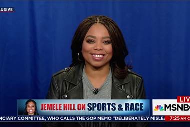 Jemele Hill live on MSNBC