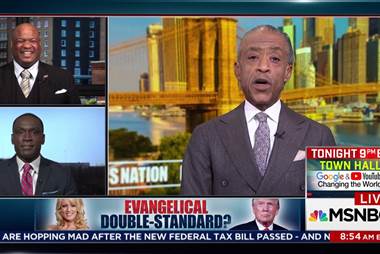 Rev. Sharpton speaks live on MSNBC