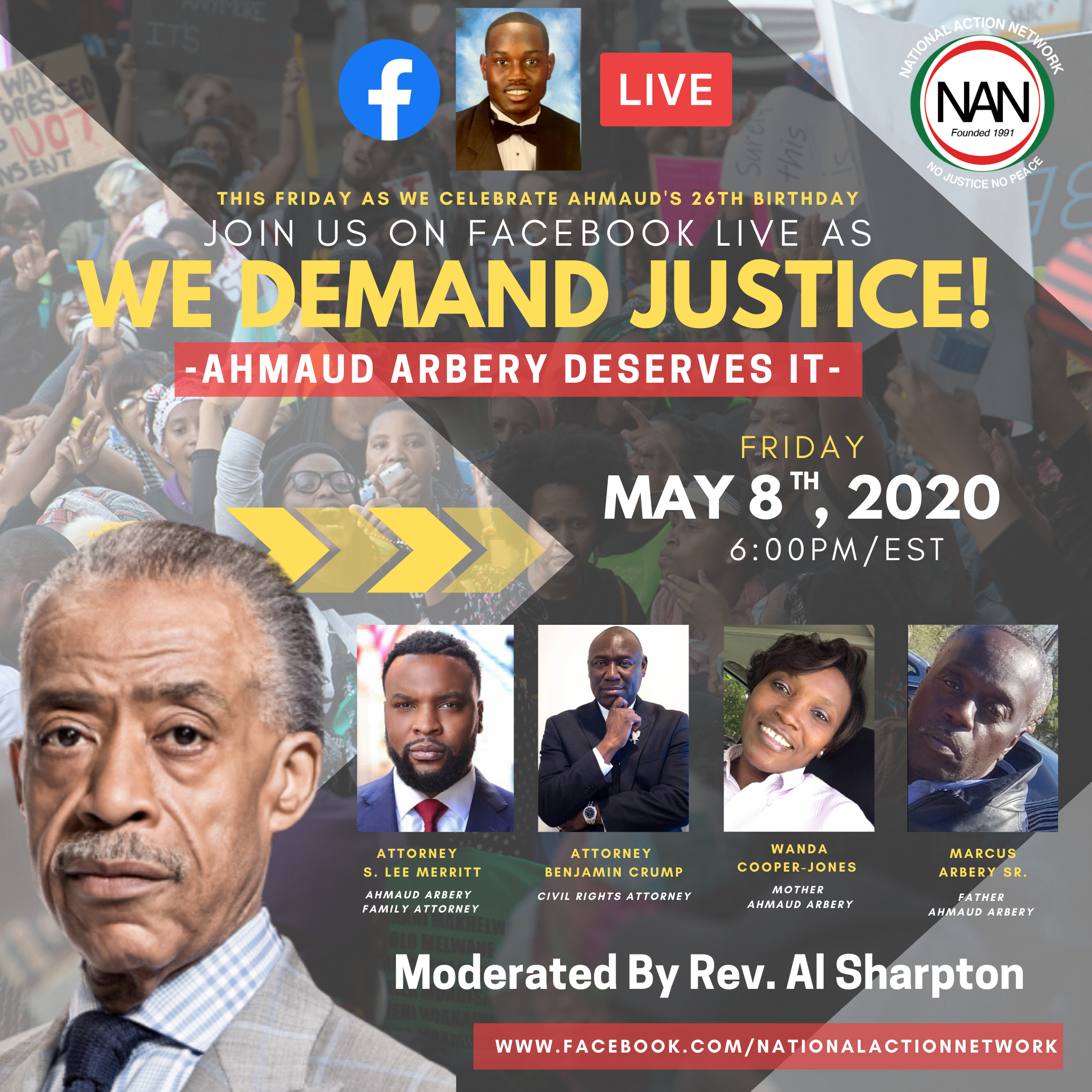 Justice for Ahmaud Arbery: Join Rev. Sharpton & Prominent ...